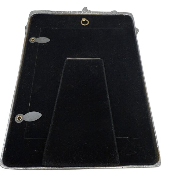 Vintage Arthur Court Frame Dragonflies Iris Metal 1987 7.5"h Art Nouveau Style - Picture 4 of 9